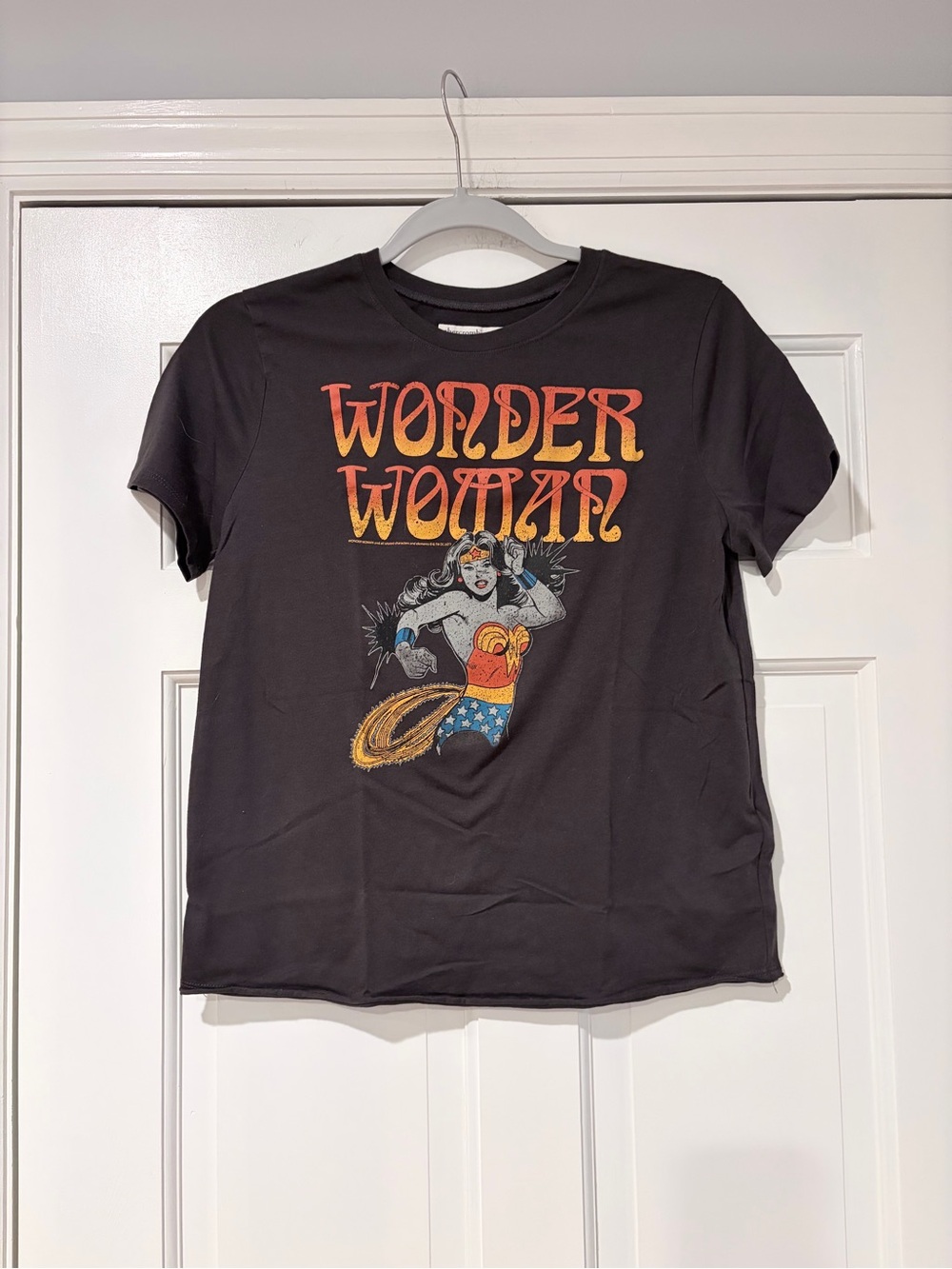 abercrombie kids Black Tee with Red Graphic